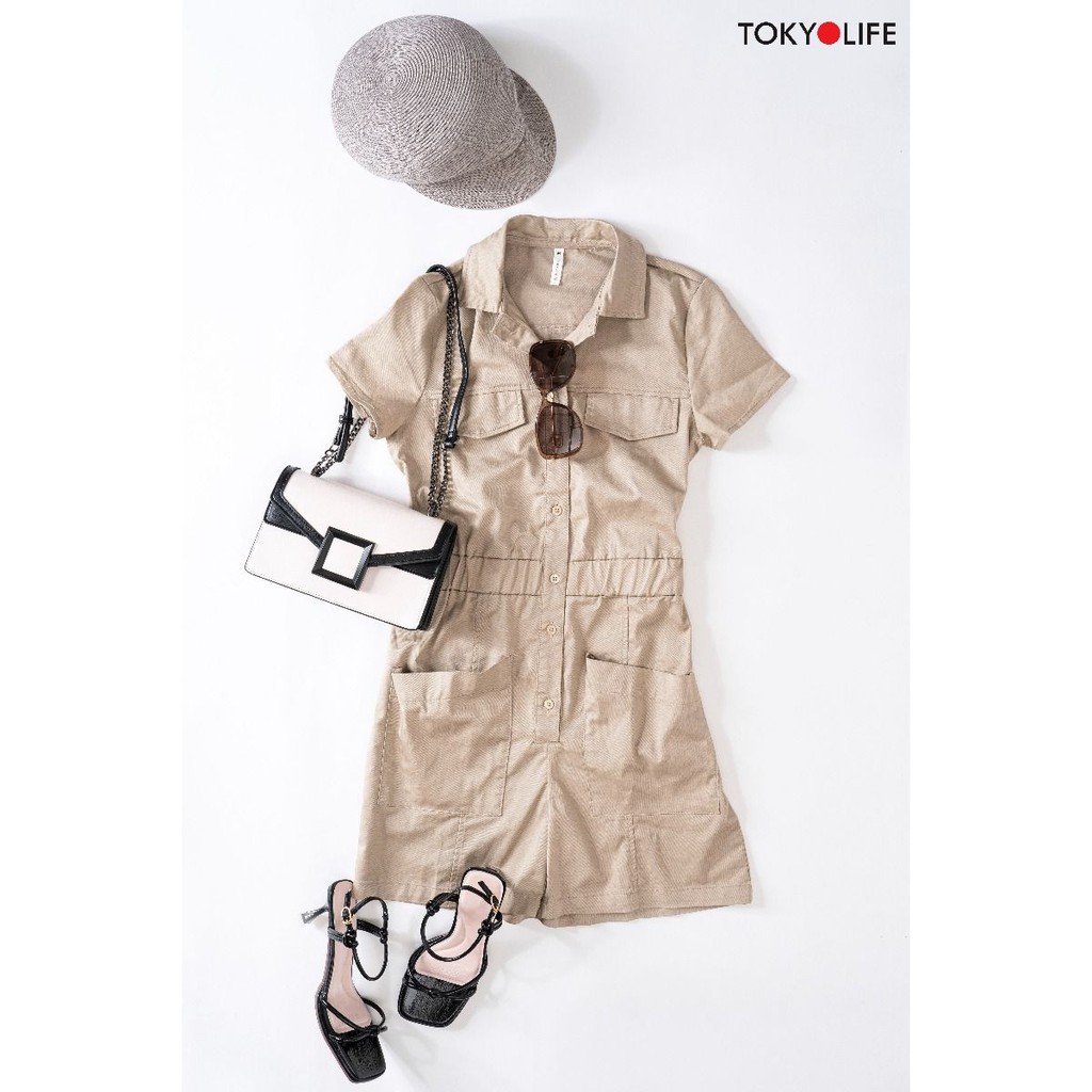 Jumpsuit Nữ cổ Đức TOKYOLIFE I9JUM502I