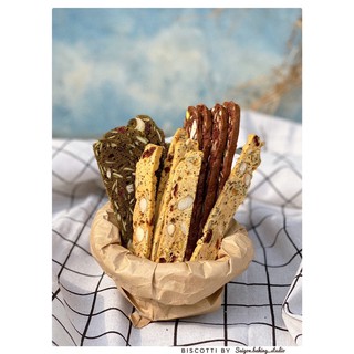 Bánh Biscotti Không đường - Bánh Ngủ Cốc Ăn Kiêng Giảm Cân