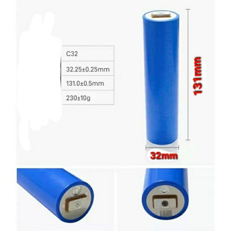 PIN LITHIUM SẮT- 32131 - 3.2V - 13AH Dòng xả cao Cho xe điện