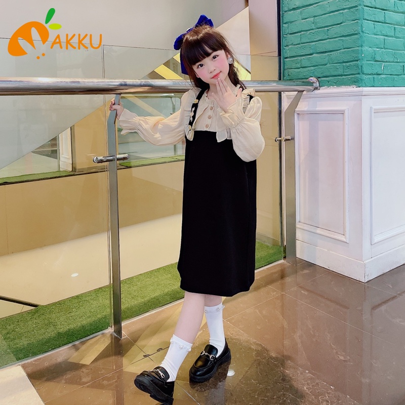 Đầm Tay Loe Cổ Búp Bê Xinh Xắn Dành Cho Bé Gái