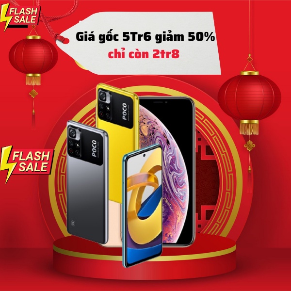 Điện thoại di động POCO M4 Pro 5G 4GB/64GB- chính hãng
