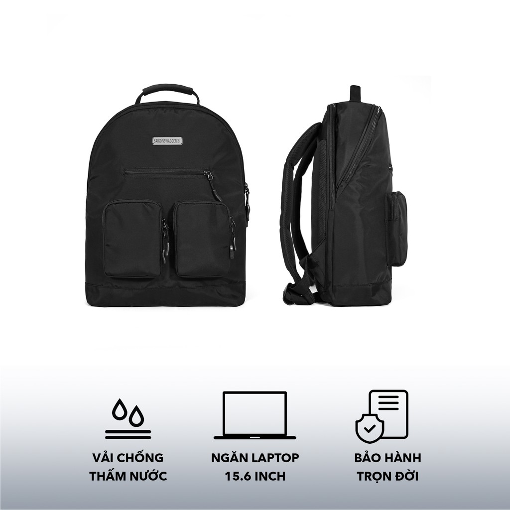 Balo SAIGON SWAGGER® City BackpackNgăn Chống Sốc Lap 15.6inch