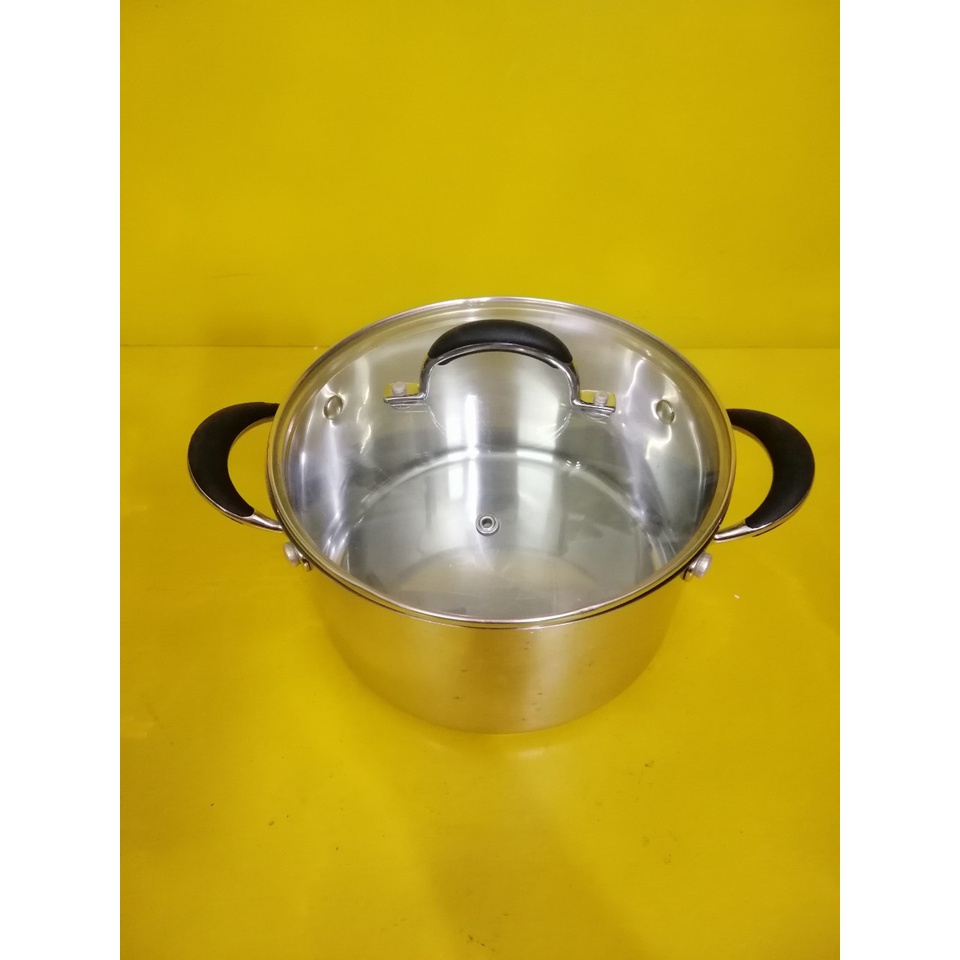 Nồi inox nội địa Nhật, size 23cm, cao 13cm (241), dùng được bếp từ