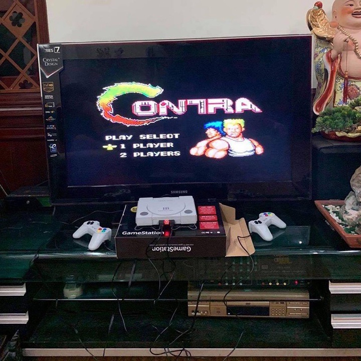 MÁY CHƠI GAME 4 NÚT HDMI - 600 tró khác nhau - Chơi hoài không chán Mario, Contra , Ninja ..... | BigBuy360 - bigbuy360.vn