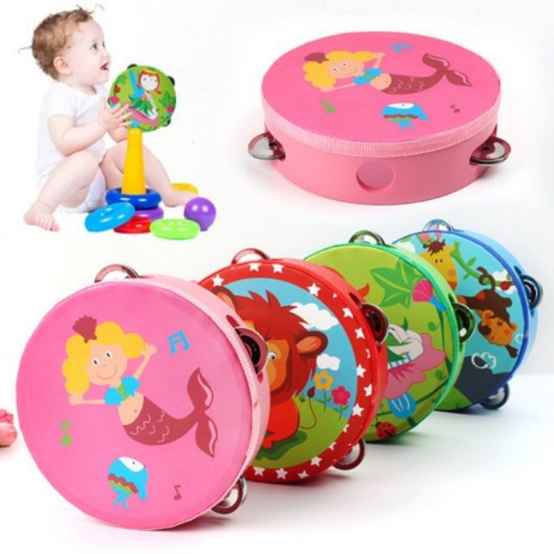 Xắc Xô trống tròn gỗ