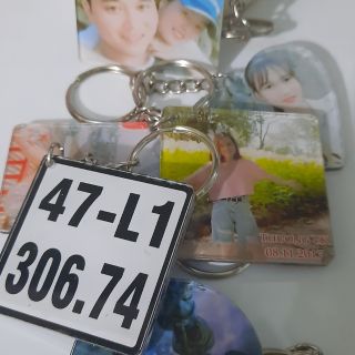 Móc khóa in hình, biển số xe theo yêu cầu chống nước, không phai màu