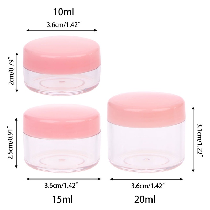 Lọ Đựng Mỹ Phẩm Mini Tiện Lợi Khi Đi Du Lịch