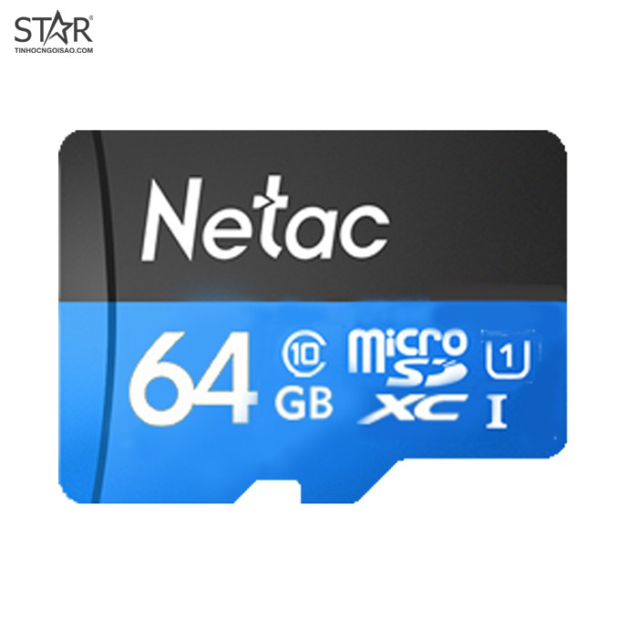 Thẻ nhớ Netac Micro SD 128GB 100MB/s Class 10 Thẻ nhớ camera, thẻ nhớ điện thoại - hàng chính hãng