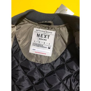 Áo bomber xanh rêu bé trai