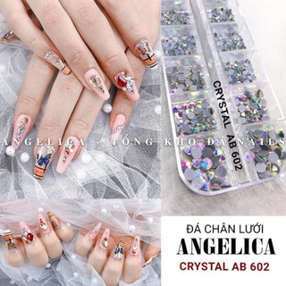[ANGELICA] Đá chân lưới crystal ab 602