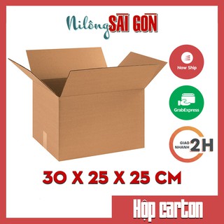 [GIÁ SỈ] Combo 20 hộp carton size 30x25x25 cm để đóng gói hàng