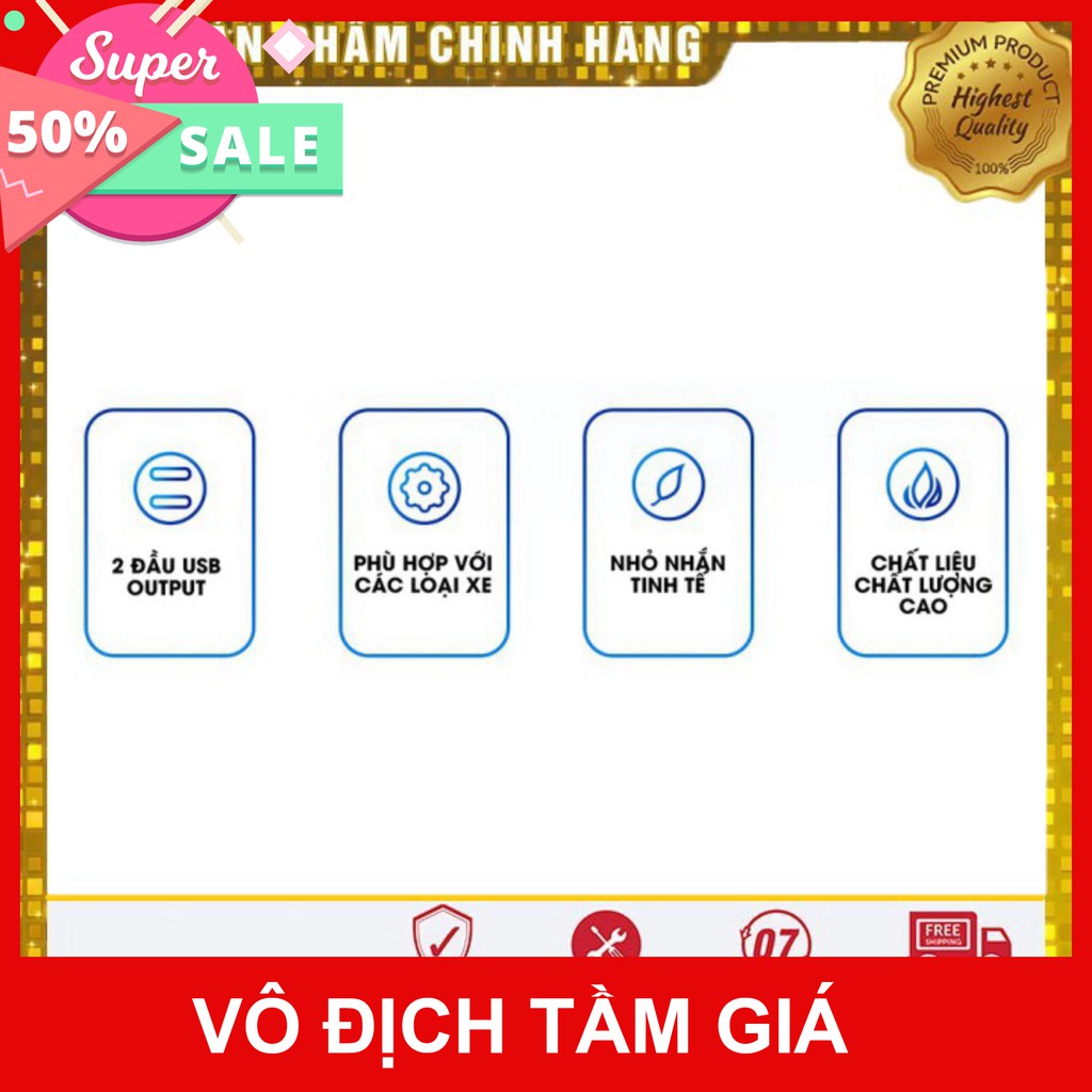 ĐỒ GIA DỤNG BEAR  Củ sạc nhanh trên ô tô Remax RCC-223 QC3.0 CAM KẾT BÁN HÀNG CHÍNH HÃNG