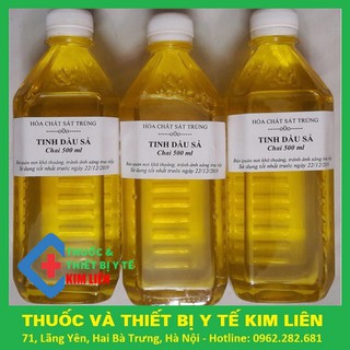 Tinh Dầu Sả 500ml Sát Khuẩn, Đuổi Muỗi, Đuổi Côn Trùng