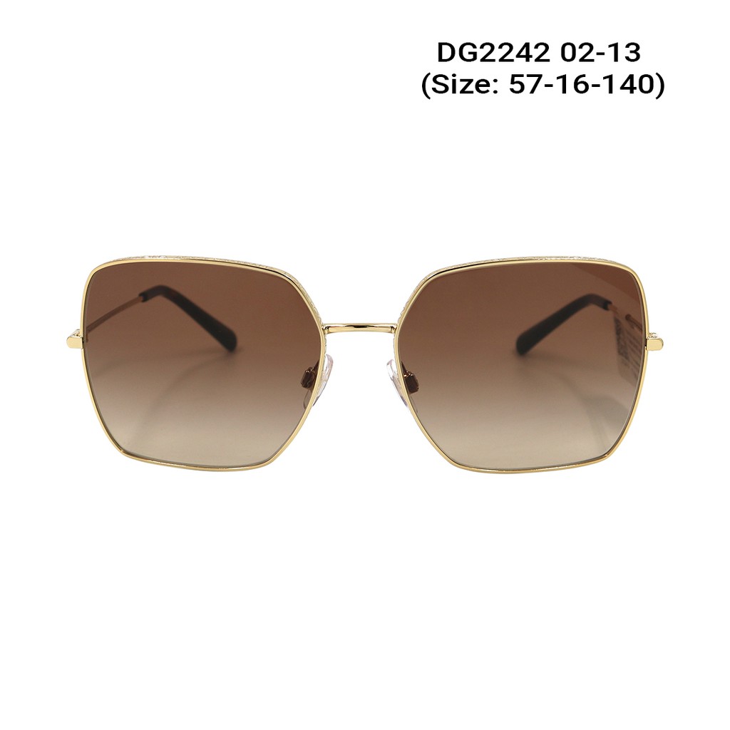 Kính mát chính hãng Dolce Gabbana DG2242 màu sắc thời trang, thiết kế dễ đeo bảo vệ mắt