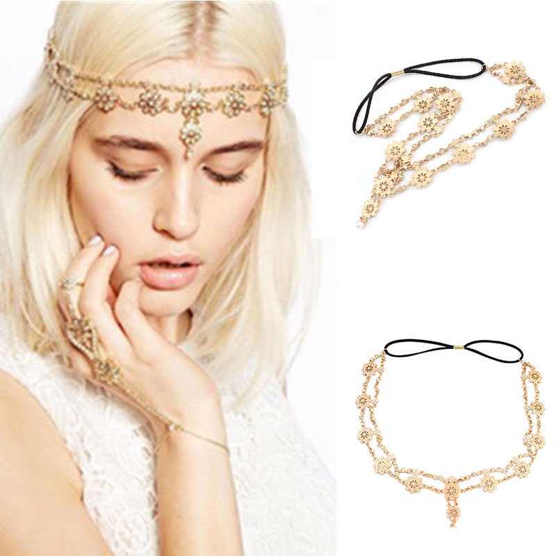 Băng Đô Cài Tóc Hình Vương Miện Cho Cô Dâu