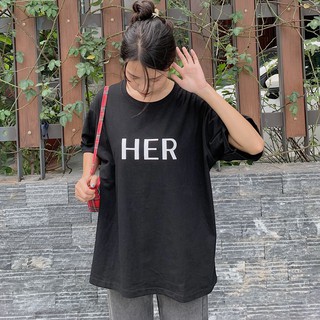 áo thun in chữ HER AP490 1994closet