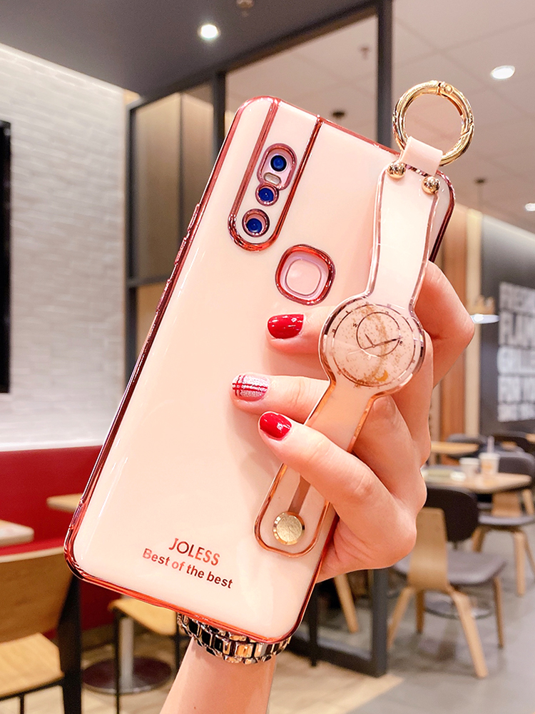 Ốp điện thoại mạ điện có dây đeo tay cho Vivo V15 / V15 Pro