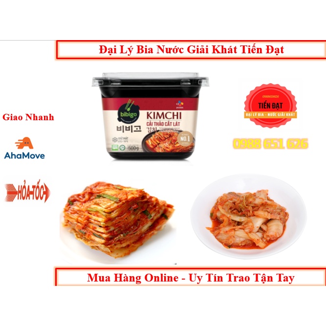 [HỎA TỐC HCM]Kim Chi Cải Thảo Cắt Lát Bibigo 500g - KImchi Hàn Quốc cắt lát Ông Kim's Bibigo