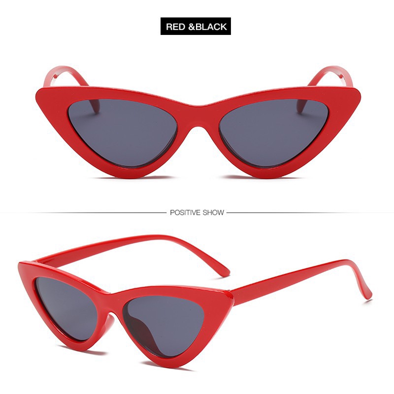 Kính Mát Hình Mắt Mèo Phong Cách Hàn Quốc Cho Nữ