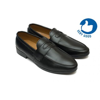 Giày lười công sở nam verygood ms12 - màu đen
