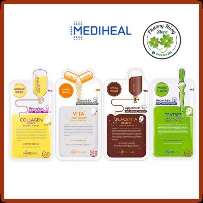 [Sale sốc][Fake đền gấp 10] Hộp mặt nạ 10 miếng Mediheal Hàn Quốc