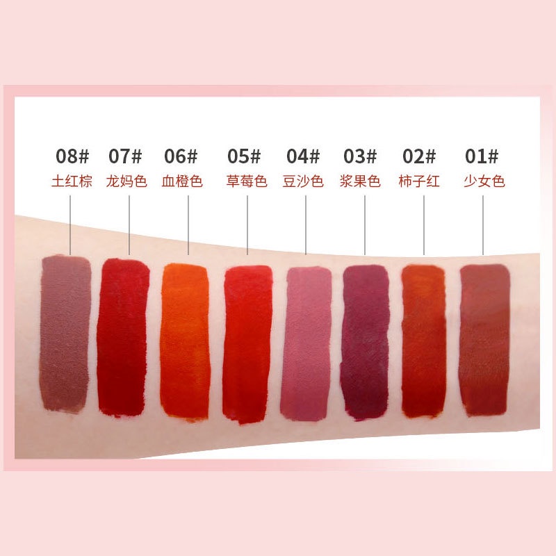 [Hàng mới về] Son kem lì JILIAPOP không làm khô môi lâu trôi không dính cốc