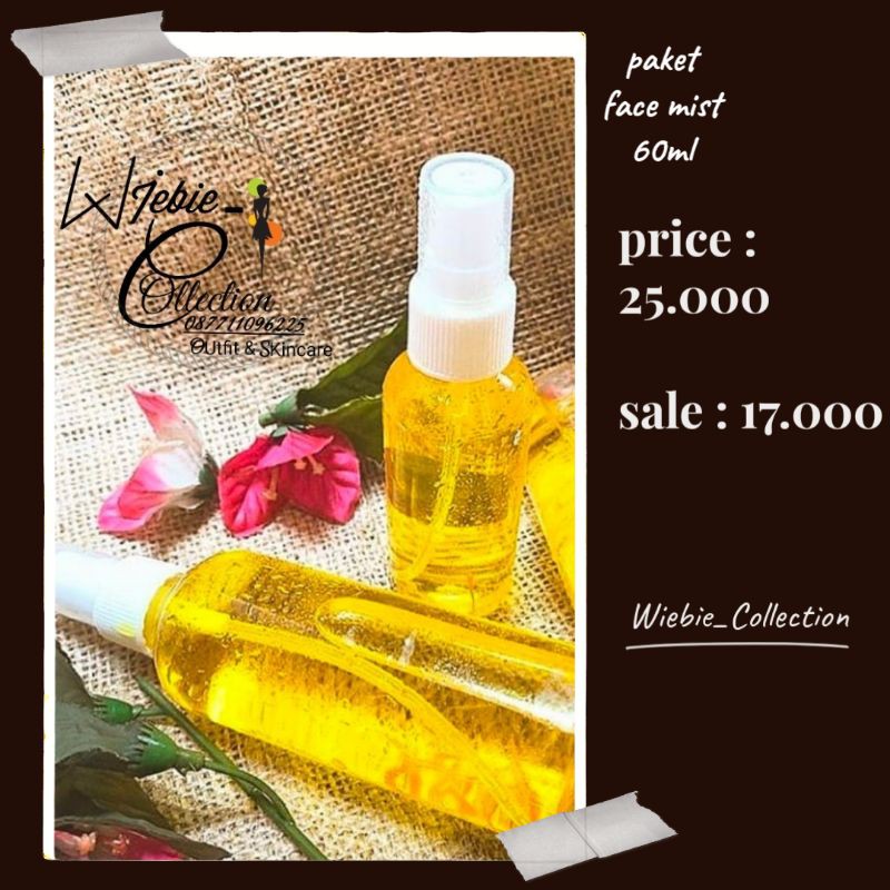 (Hàng Mới Về) Chai Xịt Khoáng Dưỡng Ẩm Da Mặt 60ml