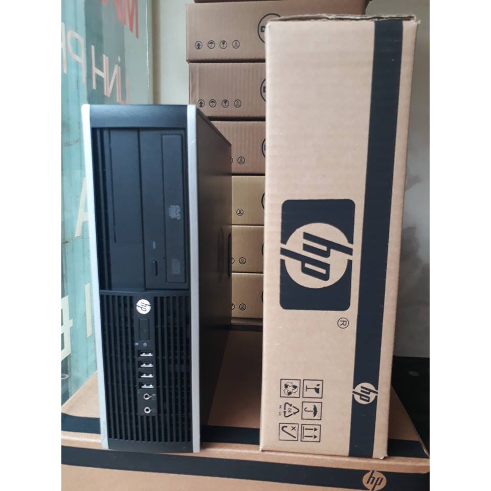 Cây máy tính HP tốc độ cao HP 6300 Pro Sff, E03S (CPU i5 - 2400, Ram 4GB, SSD 128GB, DVD) tặng USB Wifi, hàng nhập khẩu