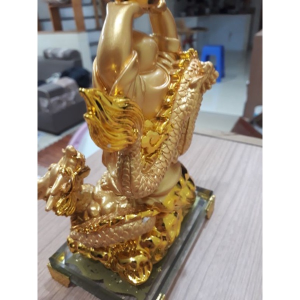 Tượng Phật Di Lặc Cưỡi Long - Quy Mang Lại Hạnh Phúc, Tài Lộc, May Mắn