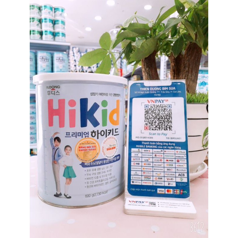 Sữa Bột HIKID VANI-SÔ-DÊ 600G- HÀN QUỐC Date 2021 #5