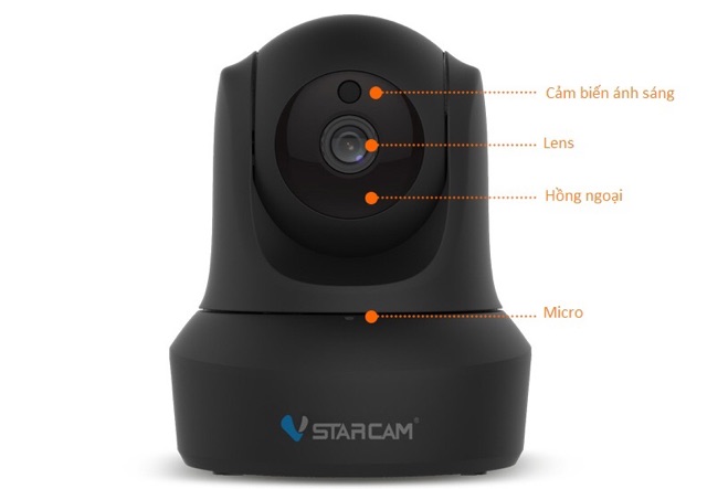 Camera an ninh giám sát Vstarcam siêu nét HD1080 (Hiệp sĩ bóng đêm) xịn hàng nhà giàu của Agiadep