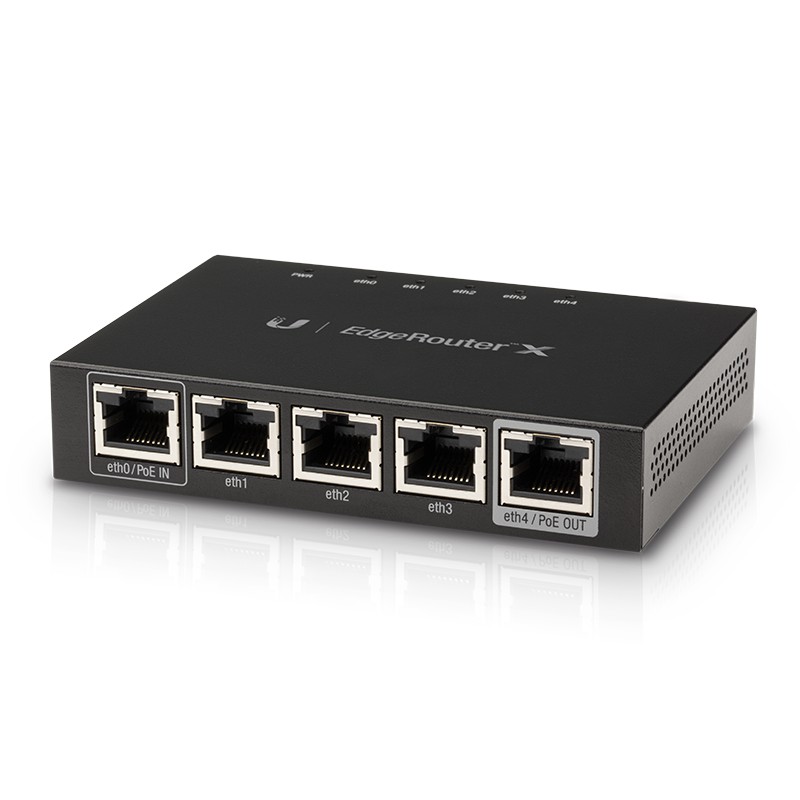 Ubiquiti EdgeRouter X Router Cân Bằng Tải Cộng Băng Thông chịu tải 100 User