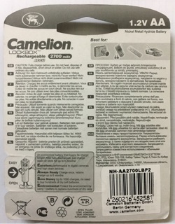 Pin AAA Camelion 1100 MAH