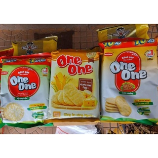 Bánh gạo mặn One One vị bò nướng - tôm nướng - Vị ngọt dịu - vị phô mai ngô