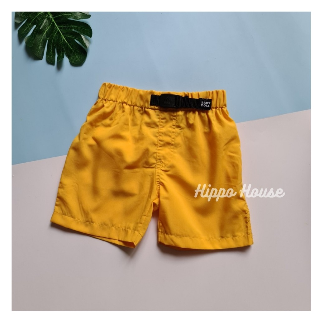 Quần Short Bé Trai Bé Gái Dòng Dry Wear Nhanh Khô Siêu Nhẹ Xuất Nhật Size 90-150 Hippo House