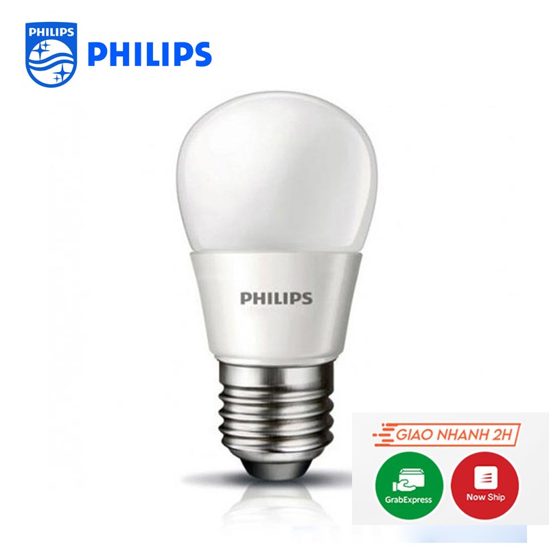 Bóng Đèn Ledbulb PHILIPS 4W E27 350Lm Ánh Sáng Trắng/Vàng Bảo Hành 2 Năm (1 Đổi 1)