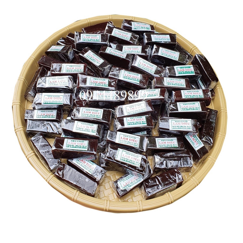 100gr kẹo chuối tươi béo lâm diệu [Mứt tết]