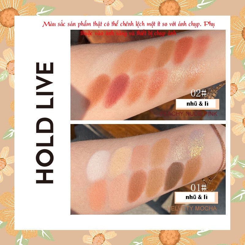 Bảng Phấn mắt 12 Ô Màu HOLDLIVE  Eyeshadow Palette HL470