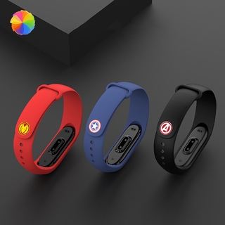 Phù Hợp Dây Đeo Thay Thế Bằng Silicon Họa Tiết Hoạt Hình Cho Mi Band 4 Mi Band 3