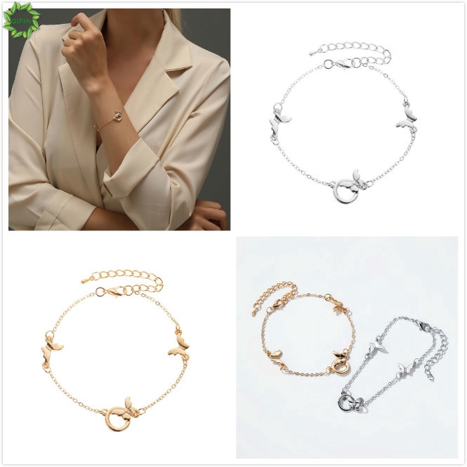 [Mã FAMAYFA giảm 10K đơn 50K] Vòng Tay Kim Loại Mặt Hình Bướm Phong Cách Retro Cho Nữ | BigBuy360 - bigbuy360.vn