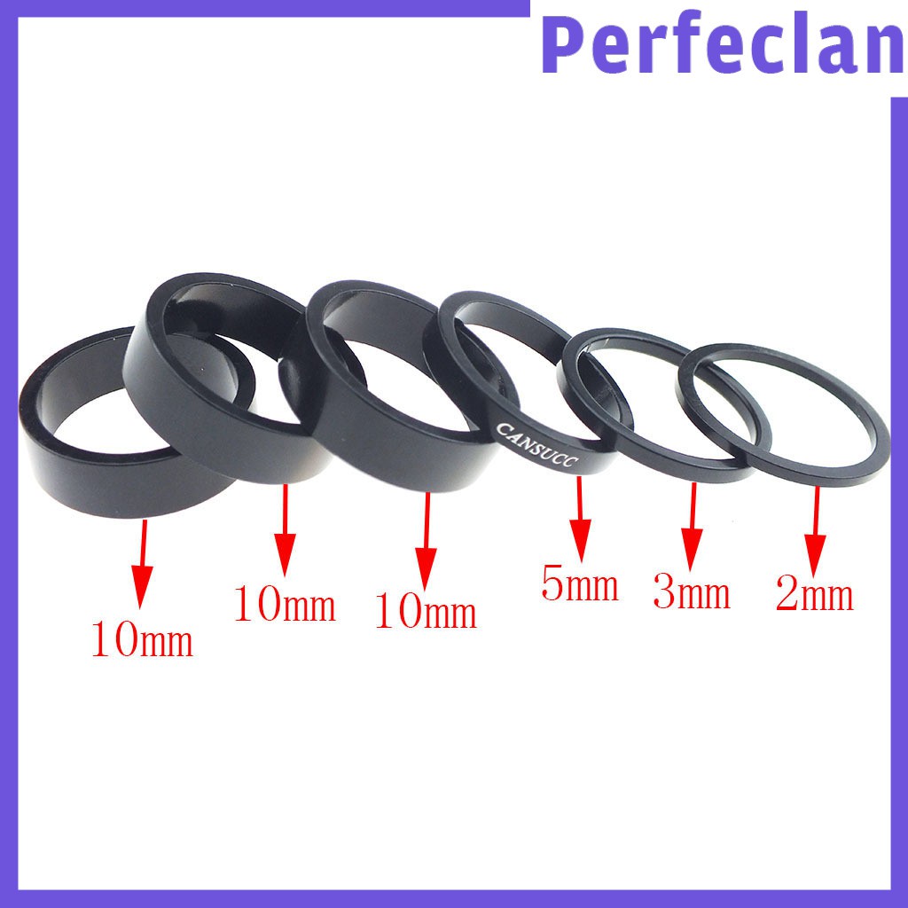 Set 6 Vòng Đệm Cổ Xe Đạp 1-1 / 8 "3 / 5 / 2 / 10mm