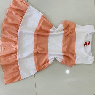 Váy sọc cam