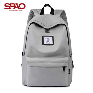 Balo đi học cỡ lớn đựng máy tính kiểu đơn giản phong cách Hàn Quốc cho nam sinh và nữ sinh