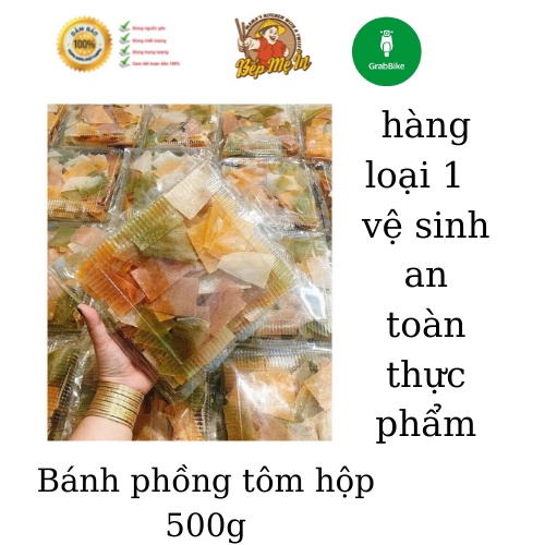 BÁNH PHỒNG TÔM RAU CỦ 500g/hộp-[FREE SHIP] TỪ ĐƠN 50K, [Loại Đặc Biệt] Hàng ngon nhà làm