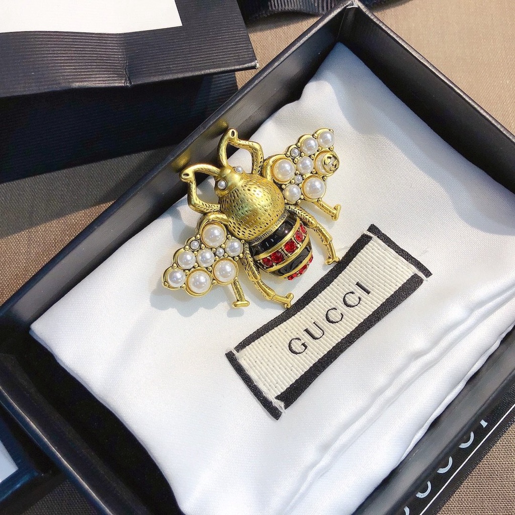 Ghim Cài Áo Hình Cà Vạt/Cà Vạt Thương Hiệu Gucci Thời Trang Dành Cho Nữ Và Nam