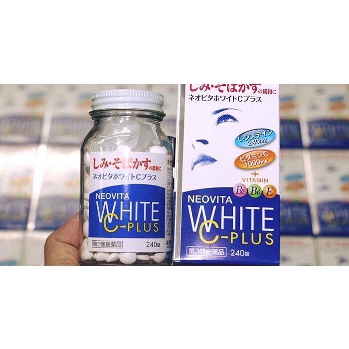 Viên uống trắng da, mờ thâm nám Vita White Plus 240 viên Nhật Bản (PSB-MART)