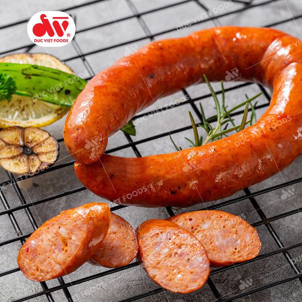 Xúc xích Kielbasa Đức Việt - Xúc xích Kielbasa Thượng Hạng, Chuẩn vị Đức. Gói 200gr.