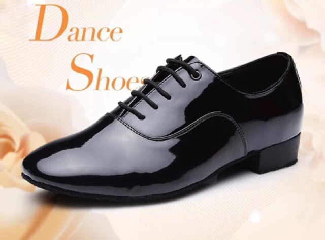 Giày da nam khiêu vũ dance đế lông