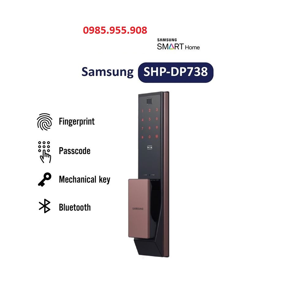 Khóa cửa vân tay giá rẻ Samsung SHS-DP738