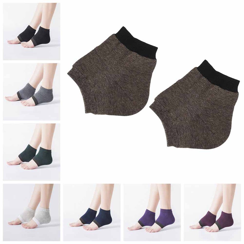 Đôi vớ gel dưỡng ẩm giảm đau gót chân chăm sóc bàn chân cho phái nữ